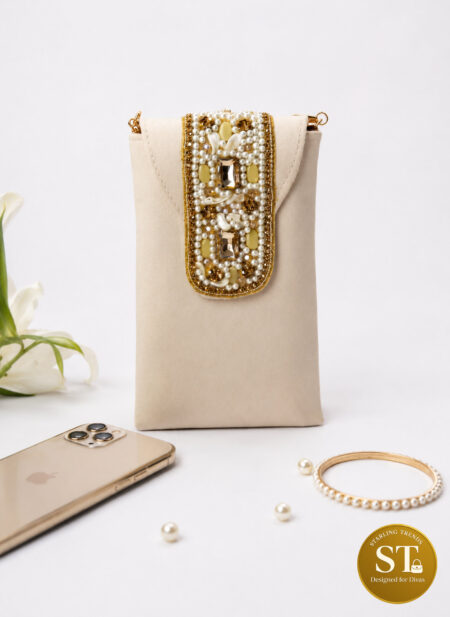 NAKHRA POCH 2.0 PHONE SLING (CRÈME)