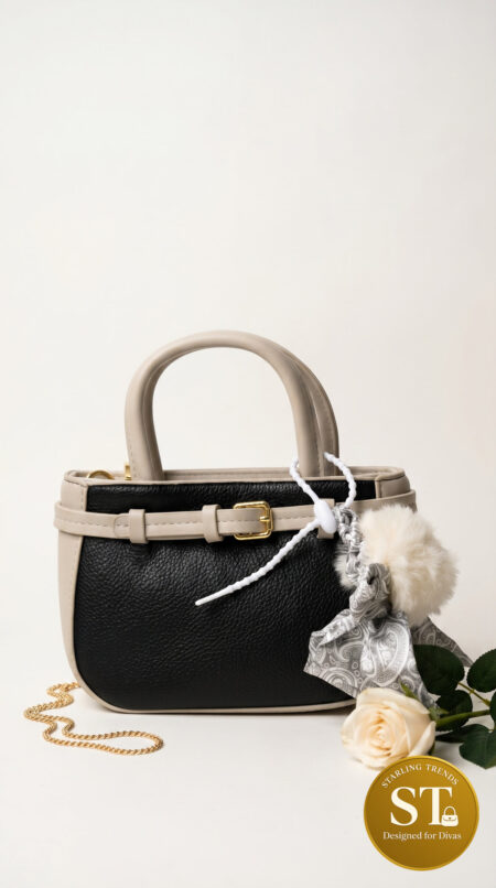 Luna Charm Sling bag (BLACK)