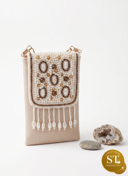 JAGMAGAHAT PHONE SLING (BEIGE)