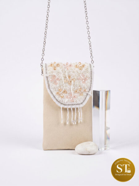 Gulbahar Phone Sling (CREME)