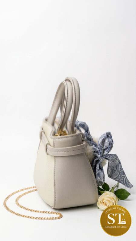 Luna Charm Sling bag (BEIGE)