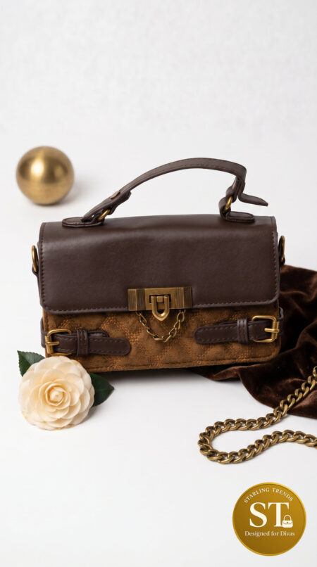 Mocha Muse Sling Bag (dual brown)