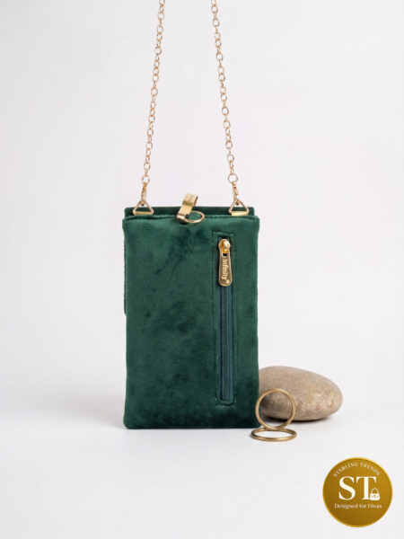 Royal Hearts Phone Sling (GREEN)