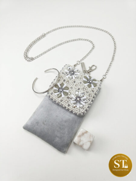 4 STAR PHONE SLING (SILVER)