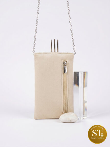 Gulbahar Phone Sling (CREME)