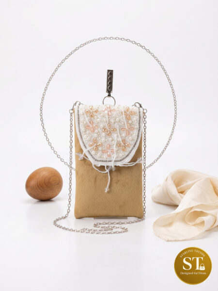 Gulbahar Phone Sling (BEIGE)