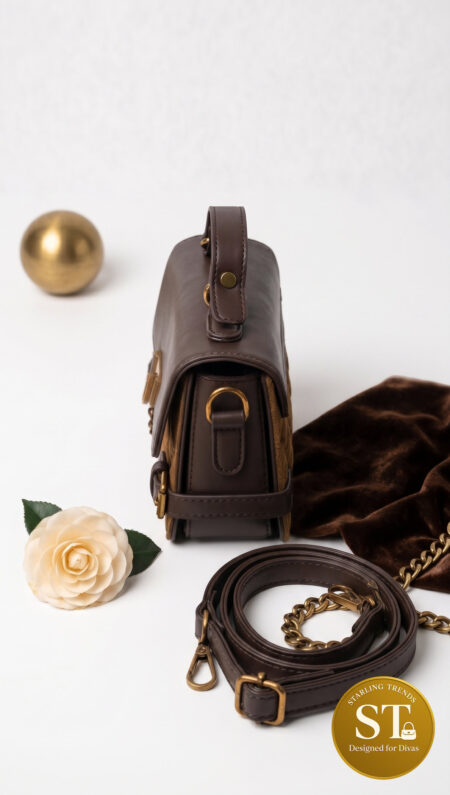 Mocha Muse Sling Bag (dual brown)