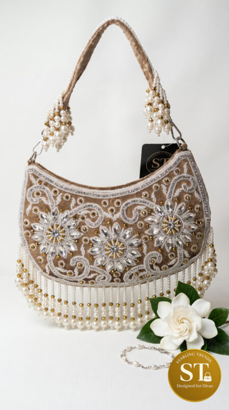 Heer Pearl Flap Bag