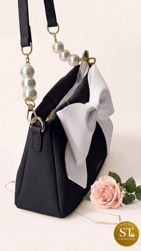 CLASSIC BOW BAG (BLACK) SLING BAG