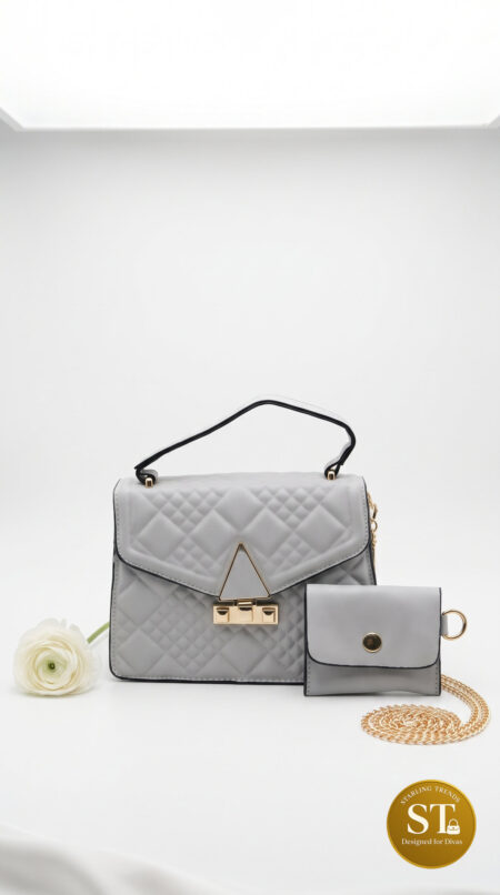 Grace Chain Sling Bag (grey)