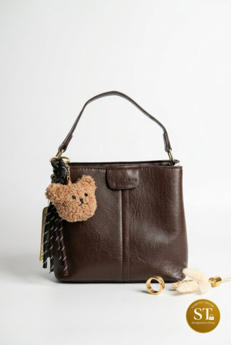 TEDDY LUXE HANDBAG (Brown)