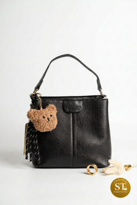TEDDY LUXE HANDBAG (Black)
