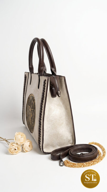Monarch Grace Handbag (CREME)