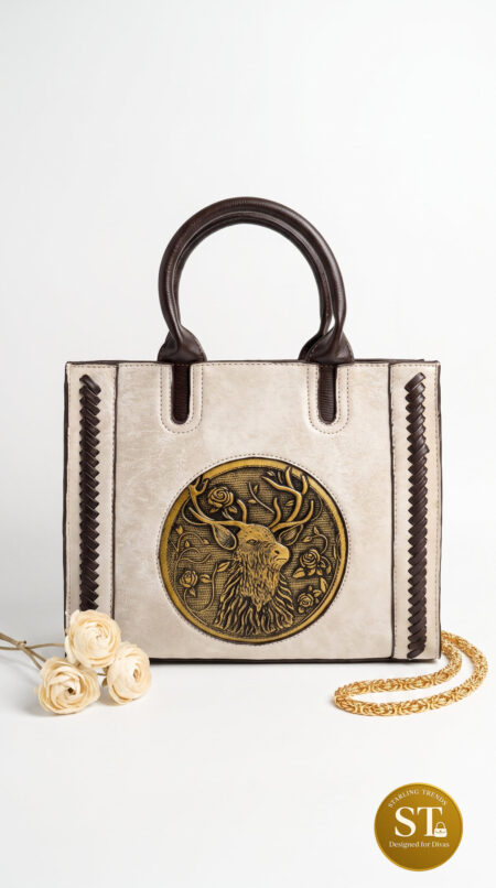 Monarch Grace Handbag (CREME)