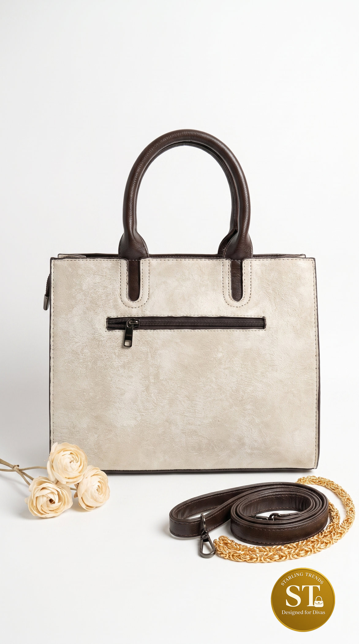 Monarch Grace Handbag (CREME) - Image 3
