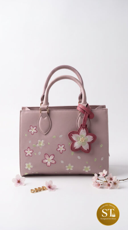 Blush Blossom Handbag (Pink)