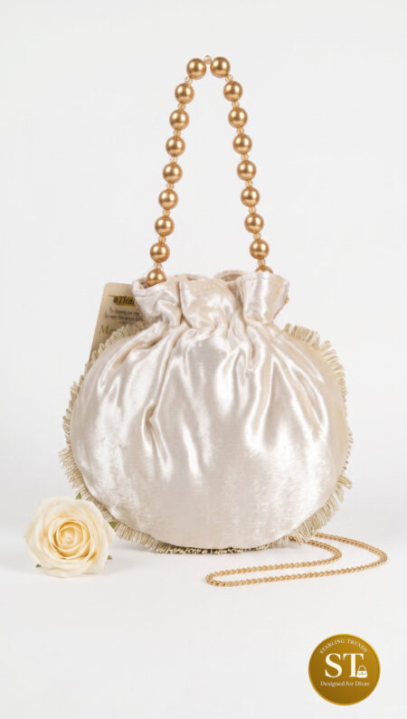 EMPRESS BLOOM POTLI (GOLDEN)