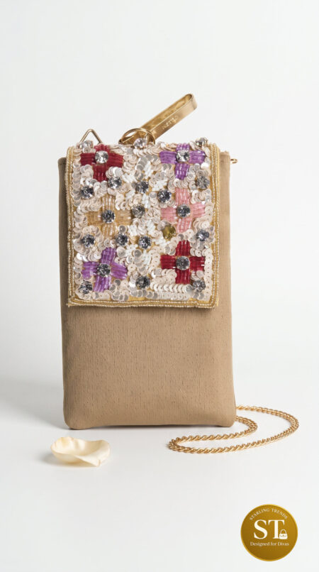 PREM KAHANI PHONE SLING BEIGE