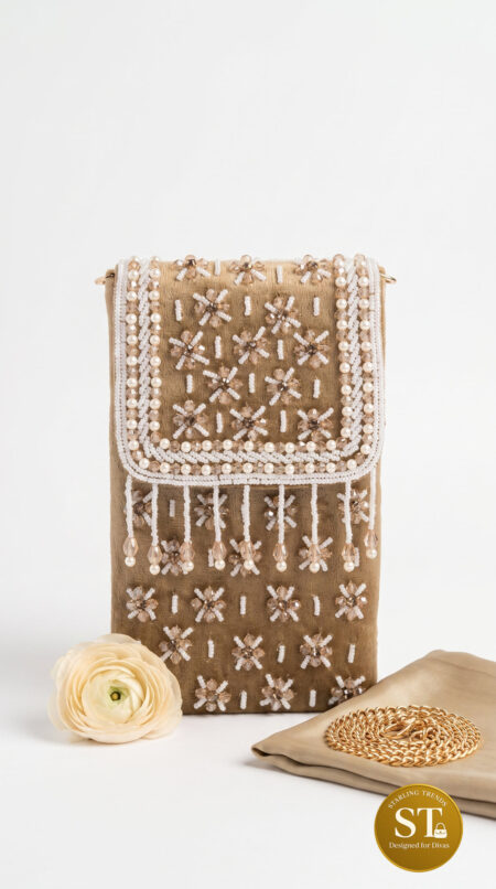 RATAN PHONE SLING TAN
