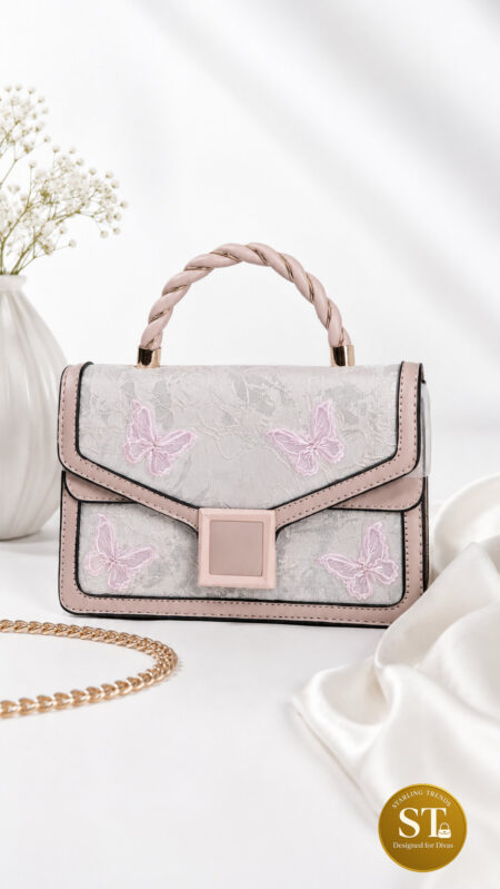 CELESTIAL BUTTERFLY HANDBAG (PINK)