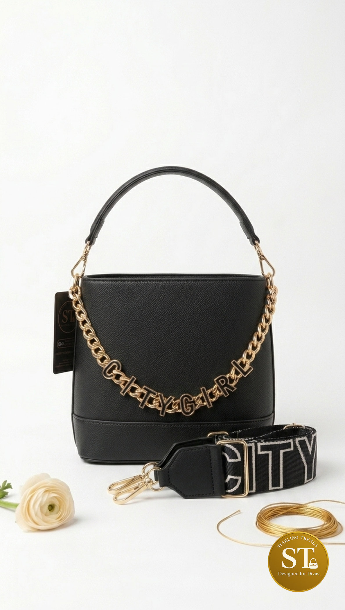 Midnight Flora Handbag - Image 3