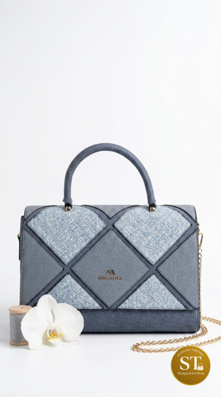 DENIM ELEGANCE HANDBAG