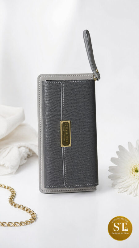 STERLING GRACE WOMEN’S WALLET (Grey)