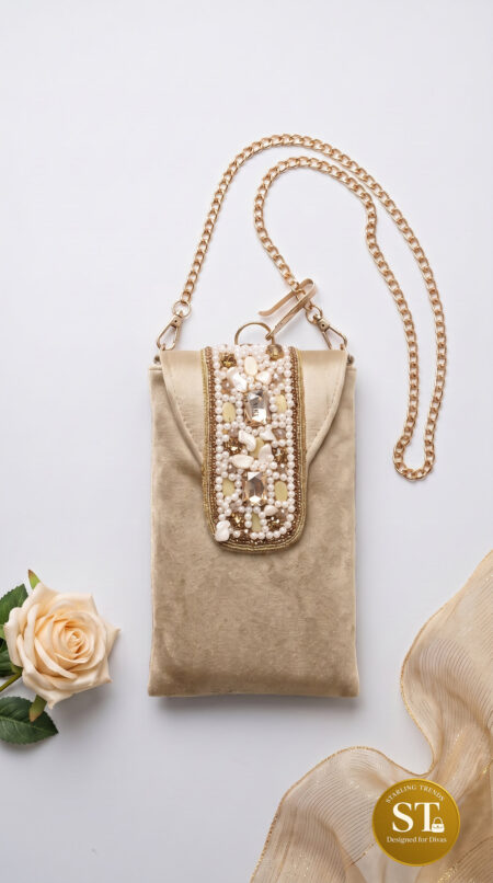 MAANG TIKA PHONE SLING (CREME)