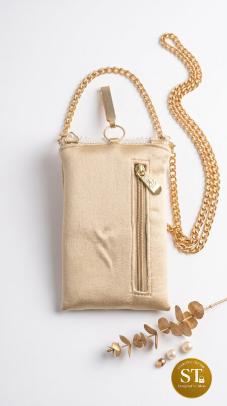 JAIMALA PHONE SLING (CREME)