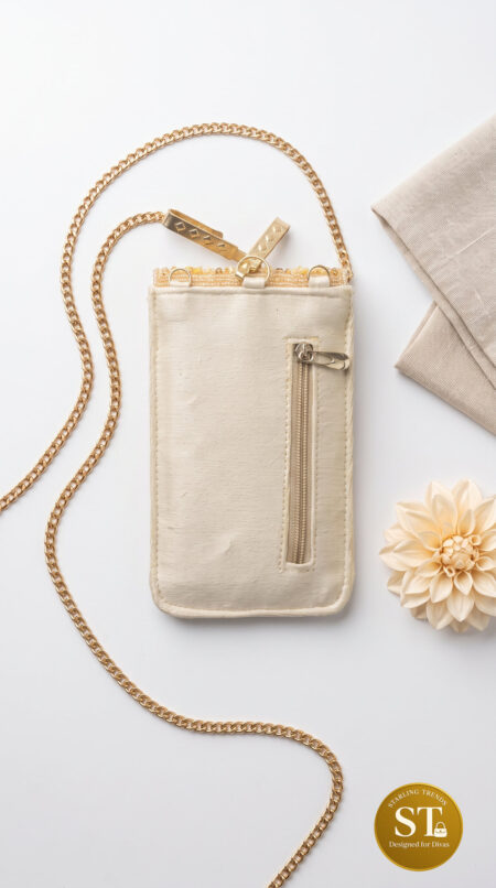 KALAKAND PHONE SLING (CREME)