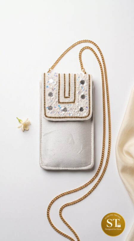 KALAKAND PHONE SLING (SILVER)