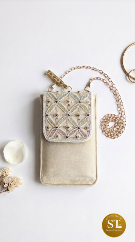 SITARNAMA PHONE SLING (CREME)