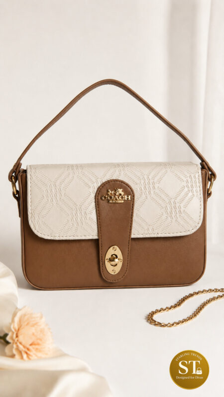 COACH INSPIRED LAUTICE SLING BAG (TAN)
