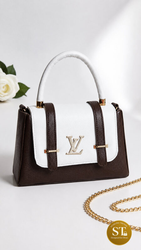 LV INSPIRED Metro Elegance SLING BAG (BROWN)