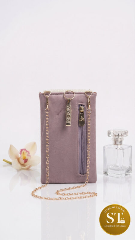 GHOOMAR SITAARE (LAVENDER) PHONE SLING