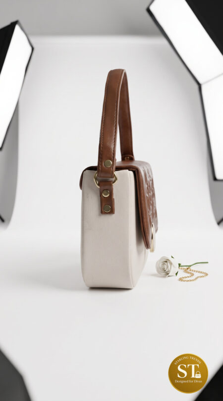 Mocha Petal Sling Bag (TAN)