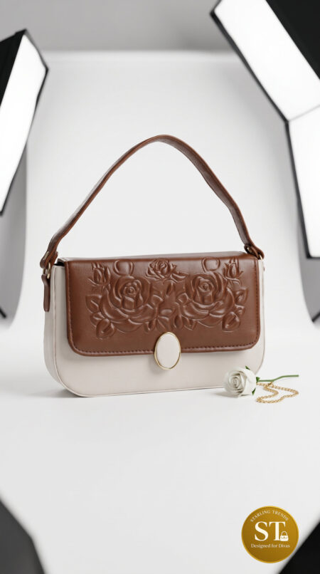 Mocha Petal Sling Bag (TAN)
