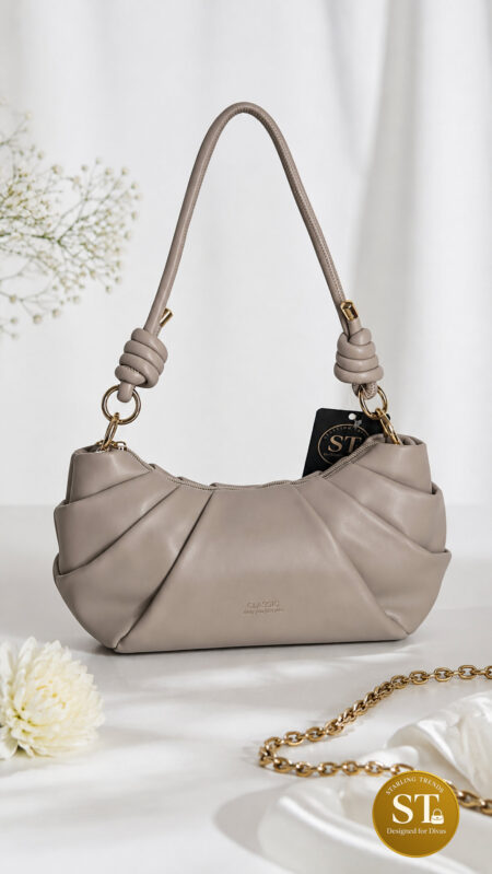 KNOT HORIZON SLING BAG (CREME)