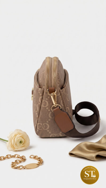 Urban Emblem (4 ZIPPER) SLING BAG GG