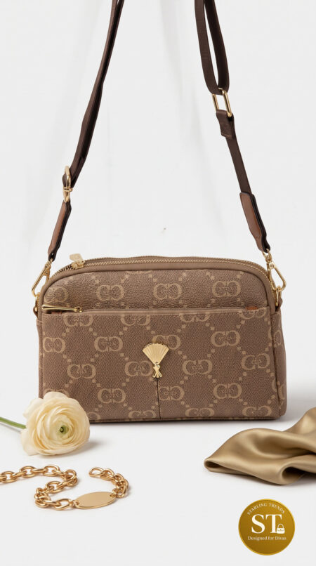 Urban Emblem (4 ZIPPER) SLING BAG GG