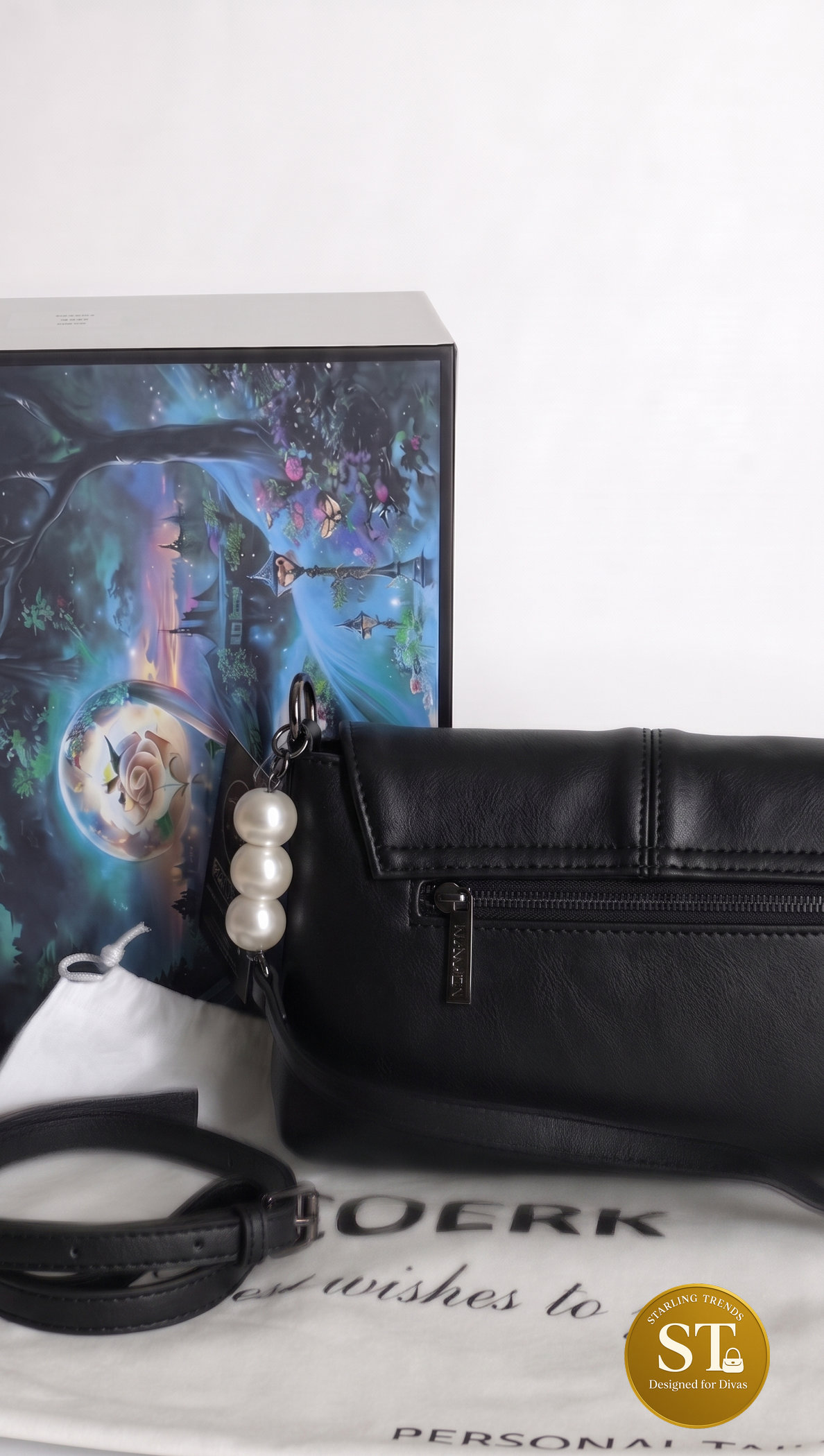 KOREAN BOW SLING BAG 2.0 (BLACK) - Image 3