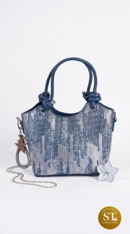 STARDUST SPARKLE HANDBAG (BLUE)