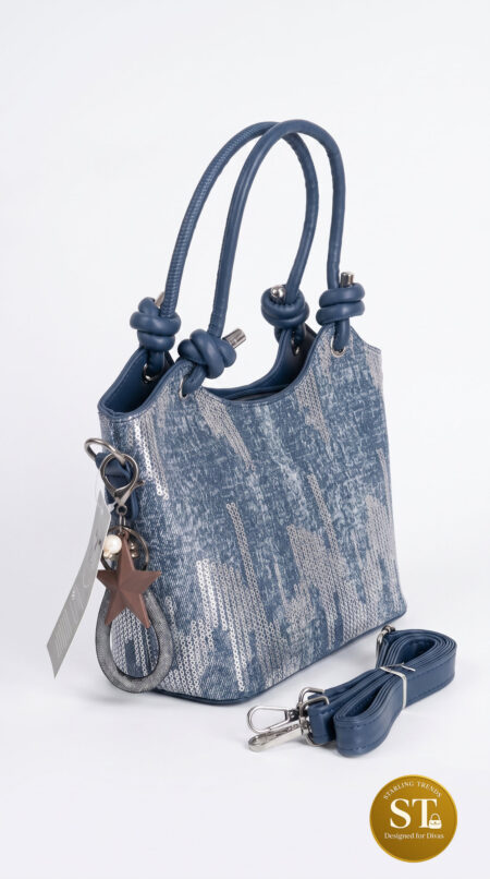 STARDUST SPARKLE HANDBAG (BLUE)