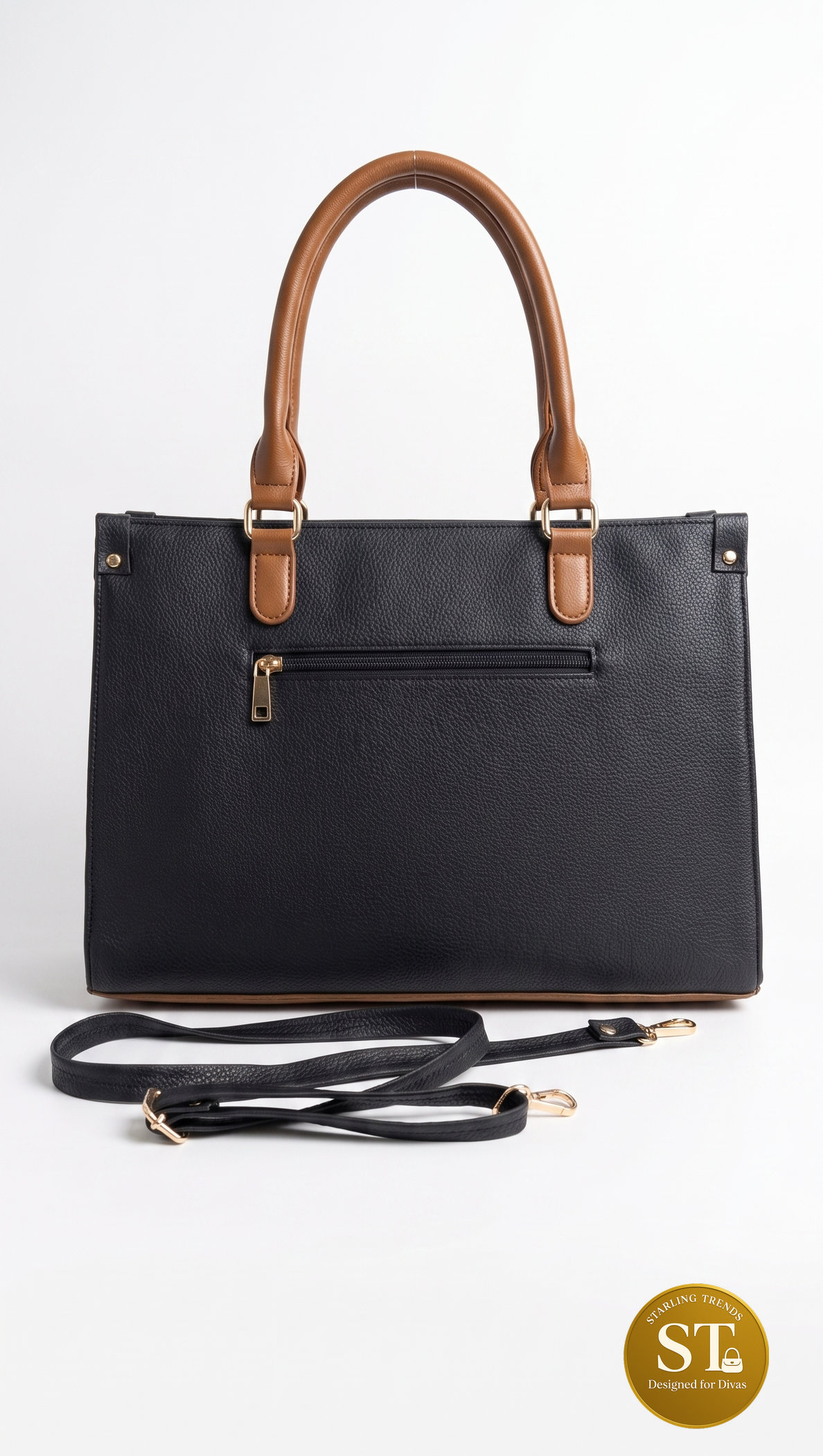 BLACK SAFFRON SABLE TOTE - Image 3