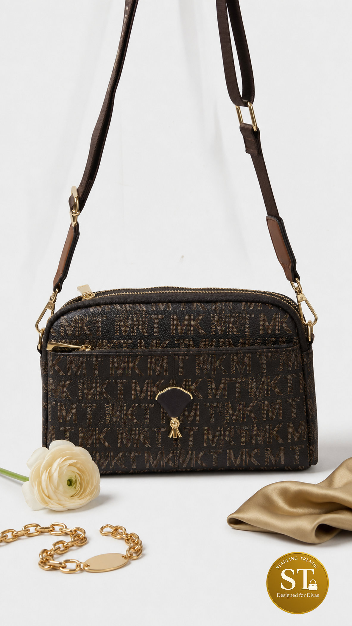 Urban Emblem (4 ZIPPER) SLING BAG MK