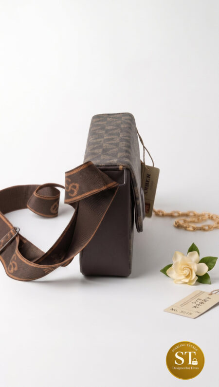 BROWNIE LUXE SLING BAG (BROWN)