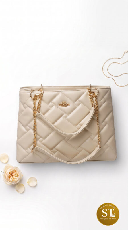 COACH INSPIRED QUILTER TOTE