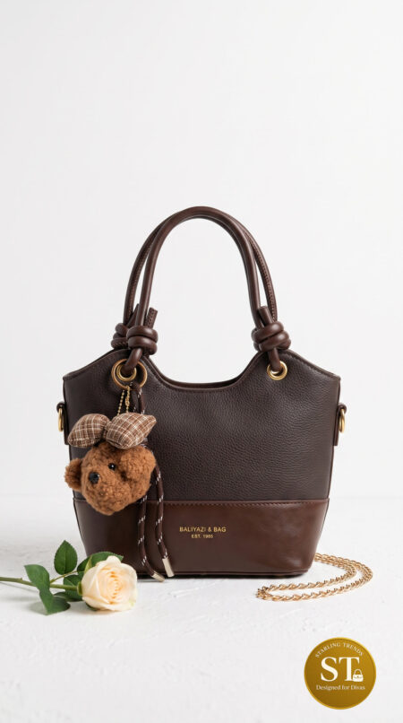COCOA KNOT SLING BAG (BROWN)