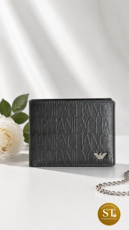 ARMANI INSPIRED MEN’S WALLET (GREY)