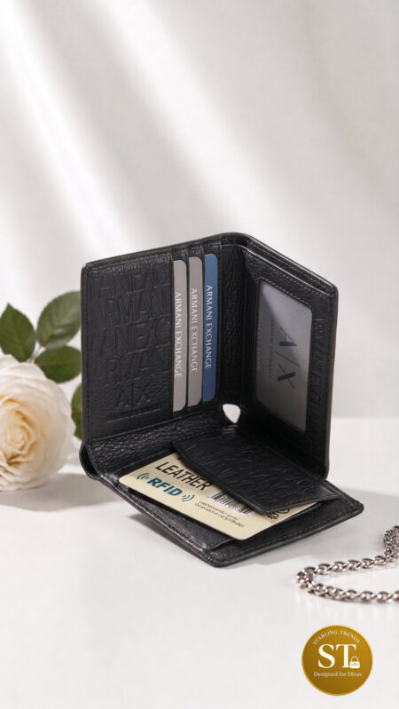 ARMANI INSPIRED MEN’S WALLET (GREY)
